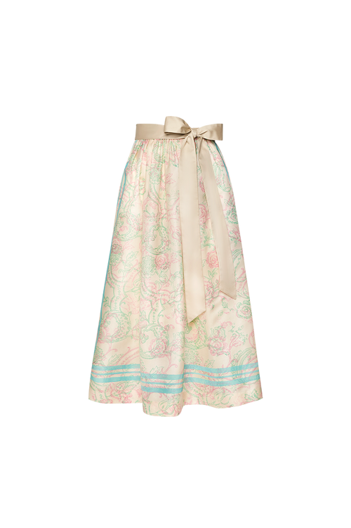 Hand-printed apron