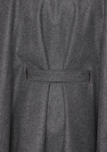 Reversible cape with fur trim - thumbnail 6