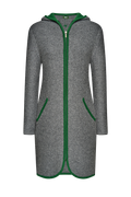 Hooded coat - thumbnail 1