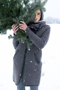 Hooded coat - thumbnail 8