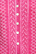Plated cardigan with brocade pattern - thumbnail 4