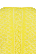 Plated cardigan with brocade pattern - thumbnail 5