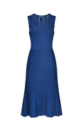 Fitted dress with artful knitted patterns - thumbnail 1