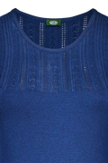 Fitted dress with artful knitted patterns - thumbnail 3