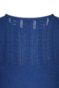 Fitted dress with artful knitted patterns - thumbnail 5