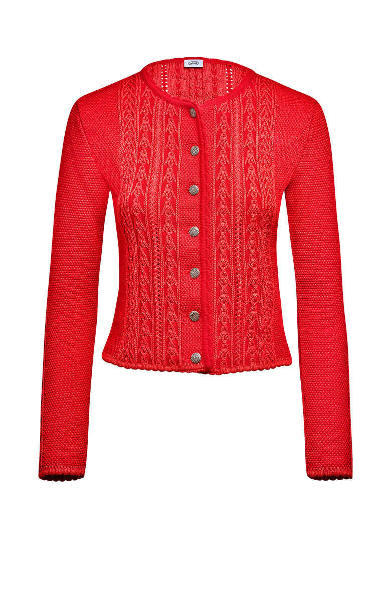 Jacket in plated knit - Image 1