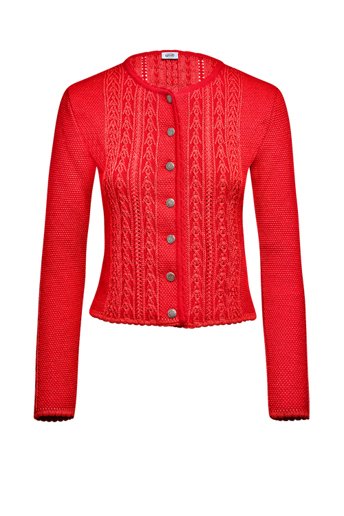 Jacket in plated knit