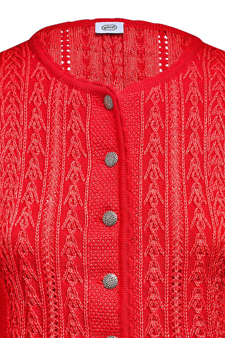 Jacket in plated knit - Image 3