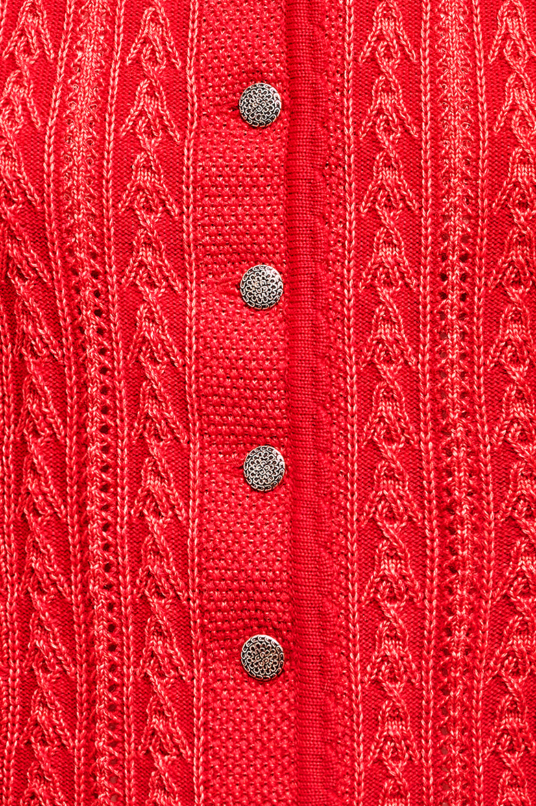 Jacket in plated knit - Image 4