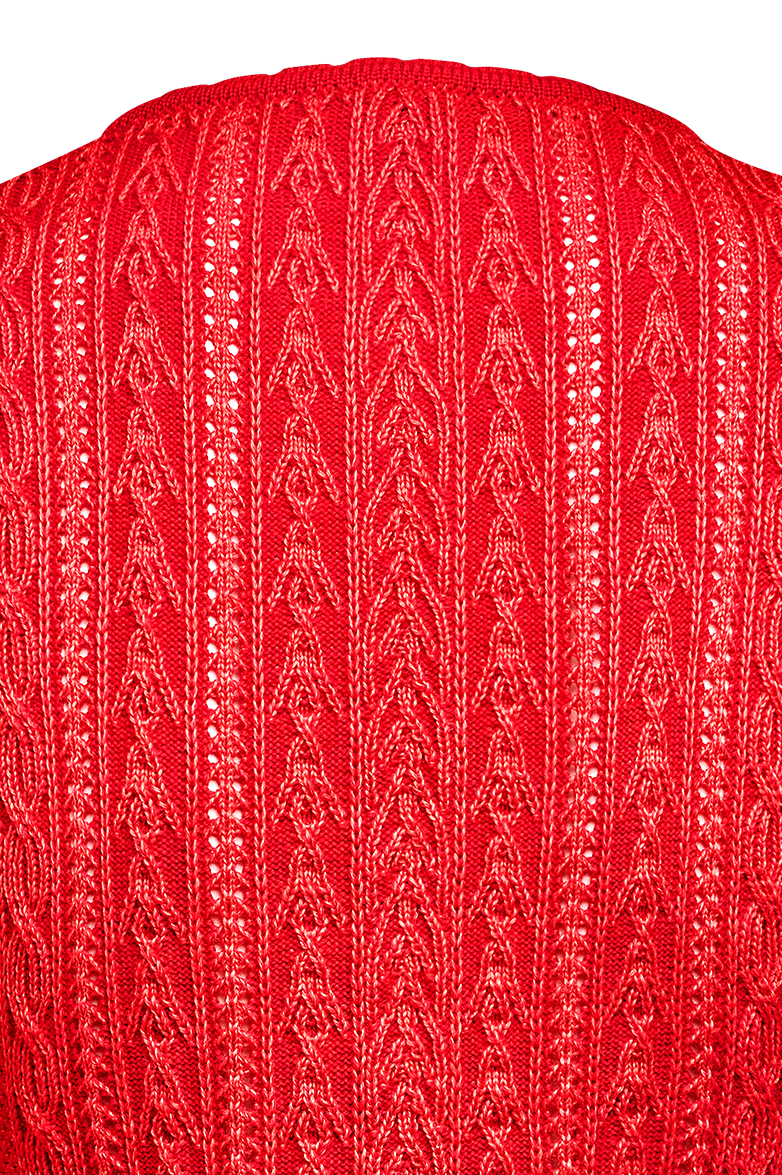 Jacket in plated knit - Image 5