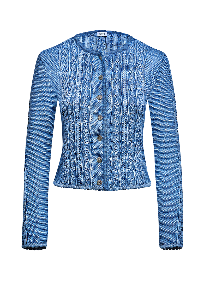 Jacket in plated knit - Image 7