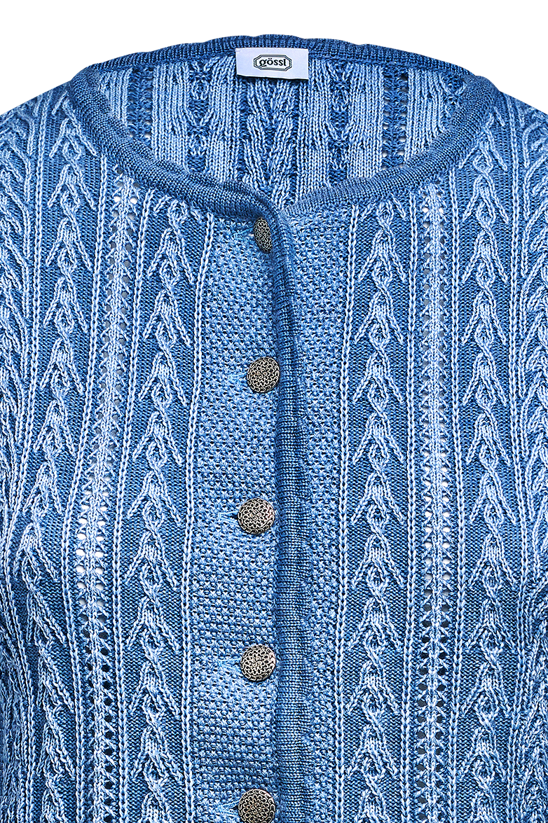 Jacket in plated knit - Image 9