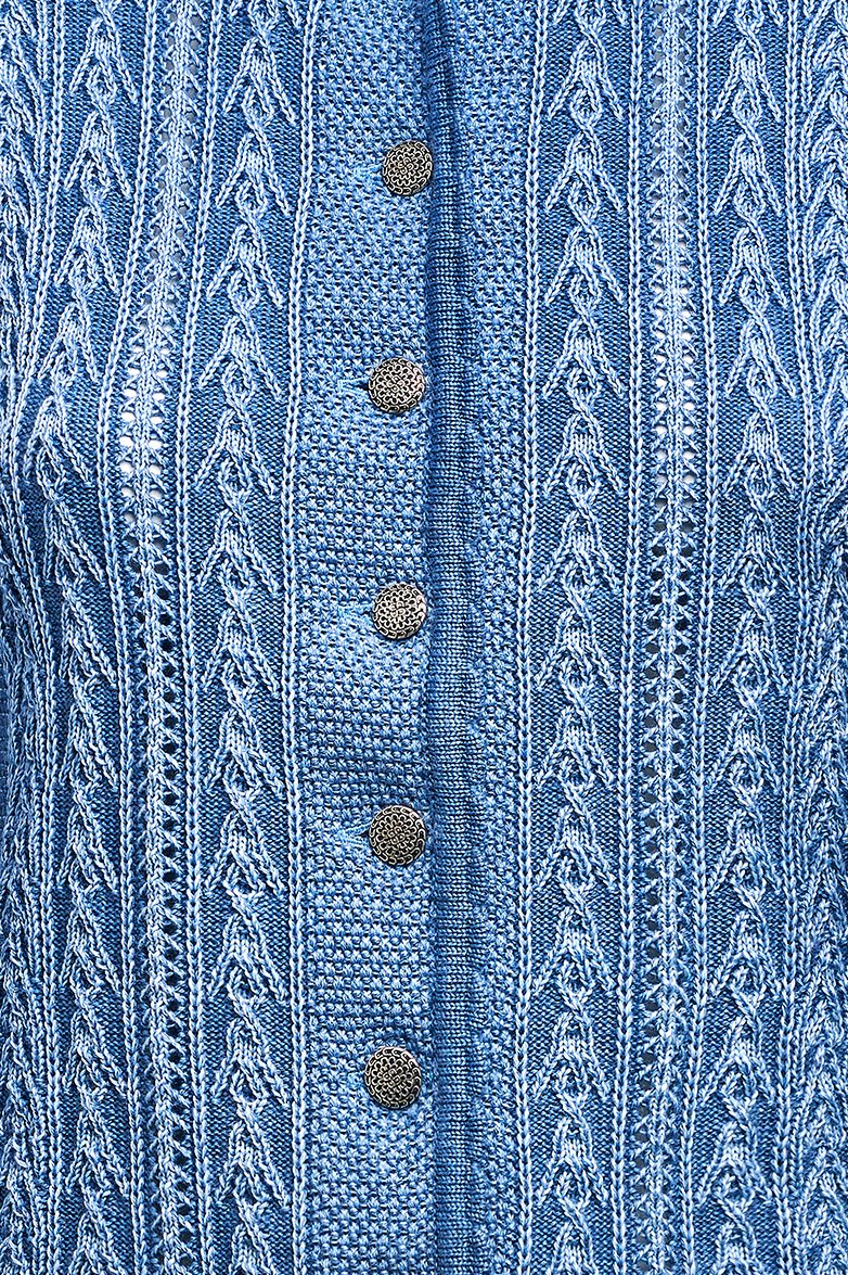 Jacket in plated knit - Image 10