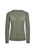 Knitted jumper in soft merino wool - thumbnail 1