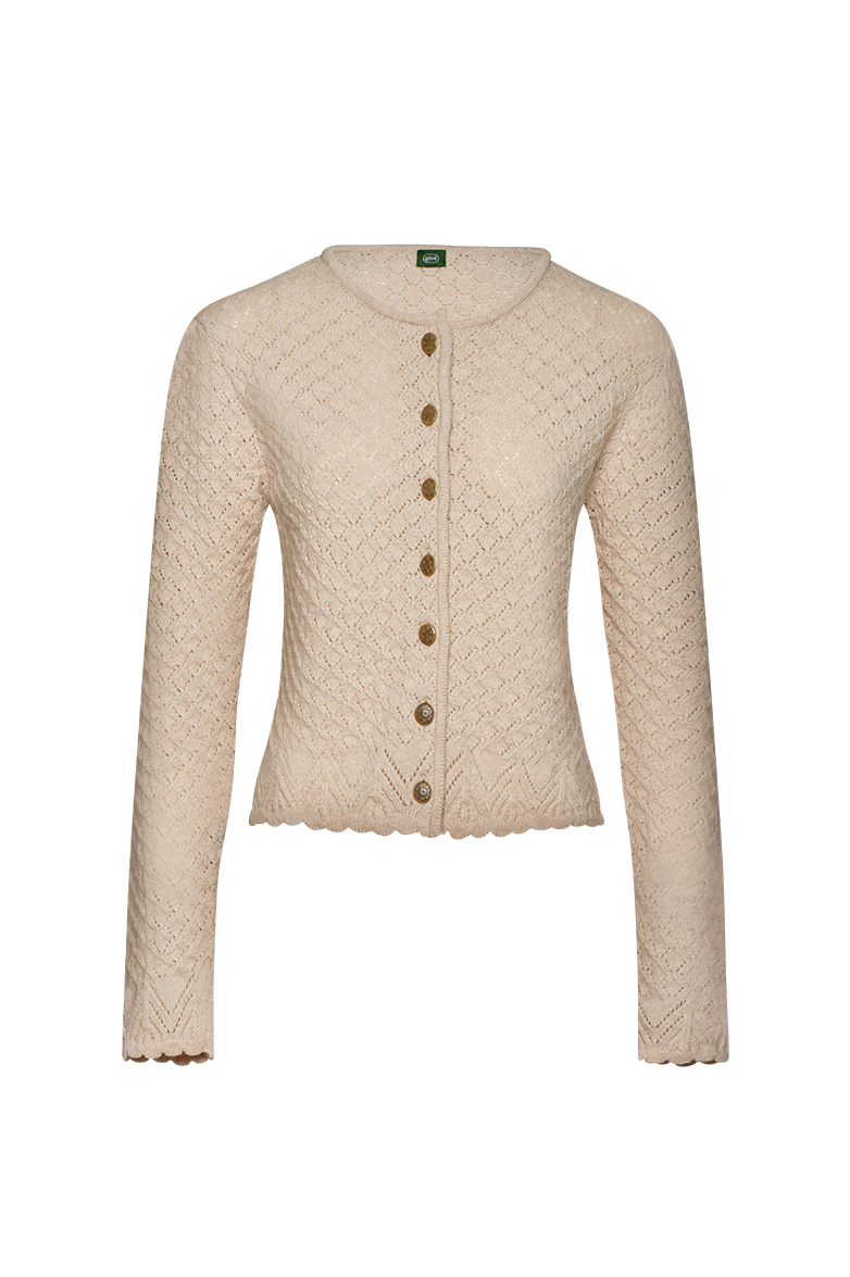 Cardigan in openwork pattern - Image 1