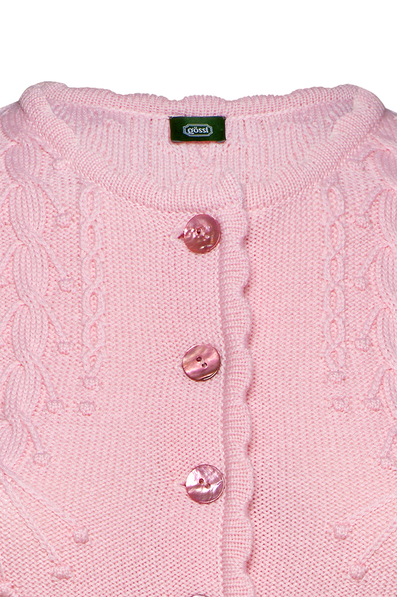 Cardigan with puff sleeves - Image 4