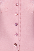 Cardigan with puff sleeves - thumbnail 5