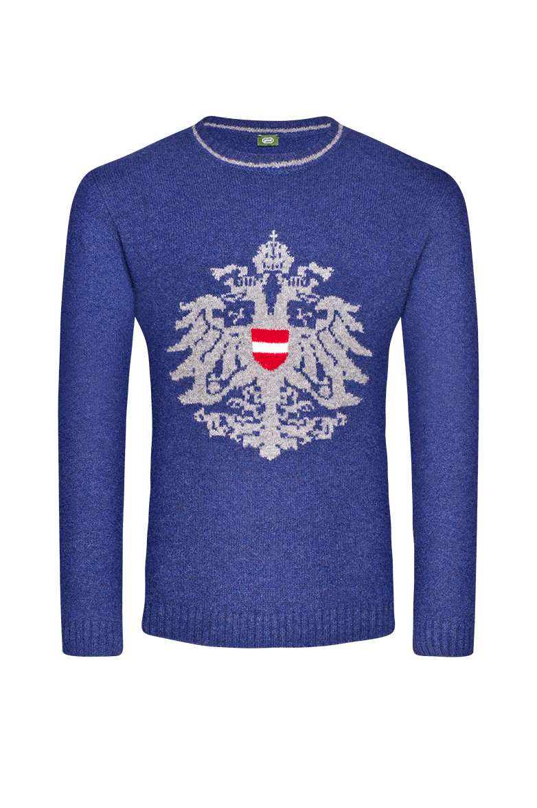 Strickpullover mit Doppeladler-Intarsie - Bild 7