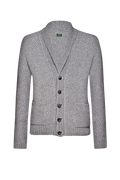 Cardigan with shawl collar - thumbnail 1
