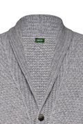 Cardigan with shawl collar - thumbnail 3