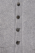 Cardigan with shawl collar - thumbnail 4