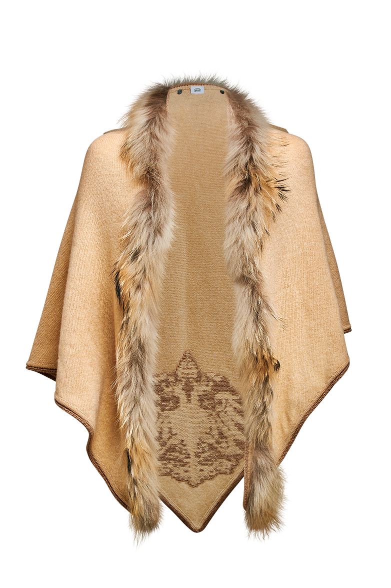 Knitted triangular scarf - Image 1