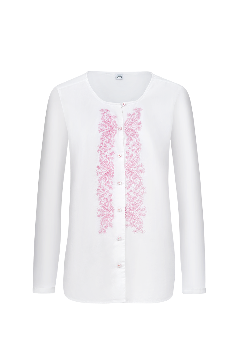 Blouse with paisley embroidery - Image 13