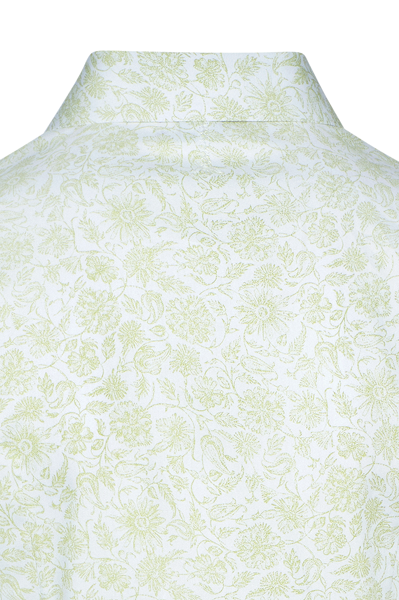 Blouse in fine cotton satin - Image 5