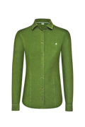 Blouse with contrasting chamois embroidery - thumbnail 1