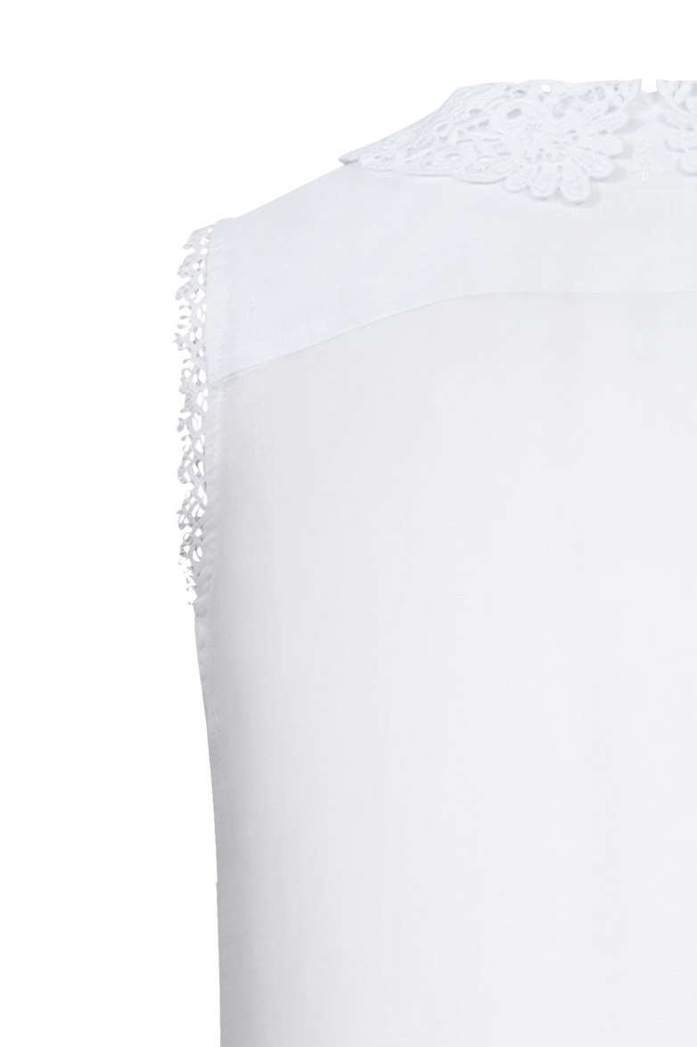 Blouse with bobbin lace - Image 6