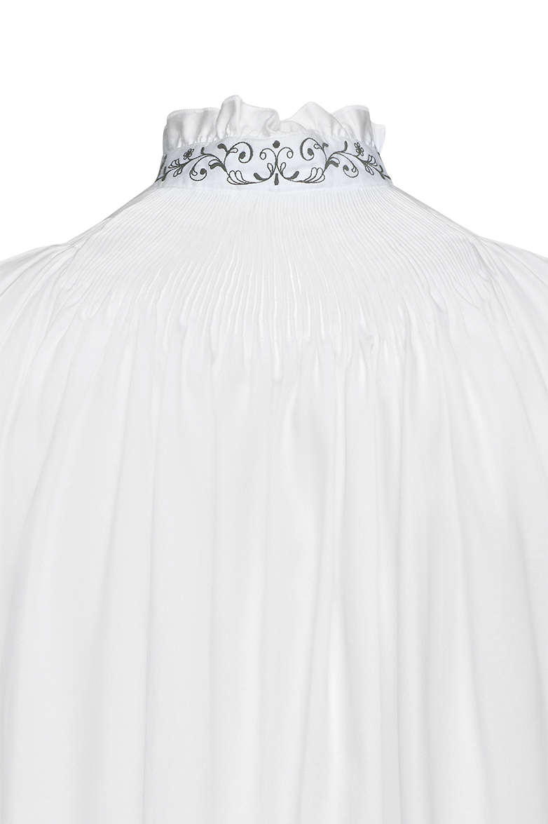 Festive blouse with standing pleats - Image 5