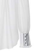 Festive blouse with standing pleats - thumbnail 6