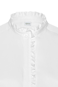 Blouse with fine ruffles - thumbnail 3