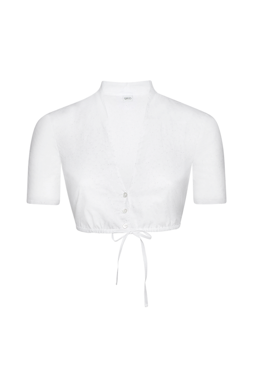 Dirndl blouse with V-neckline