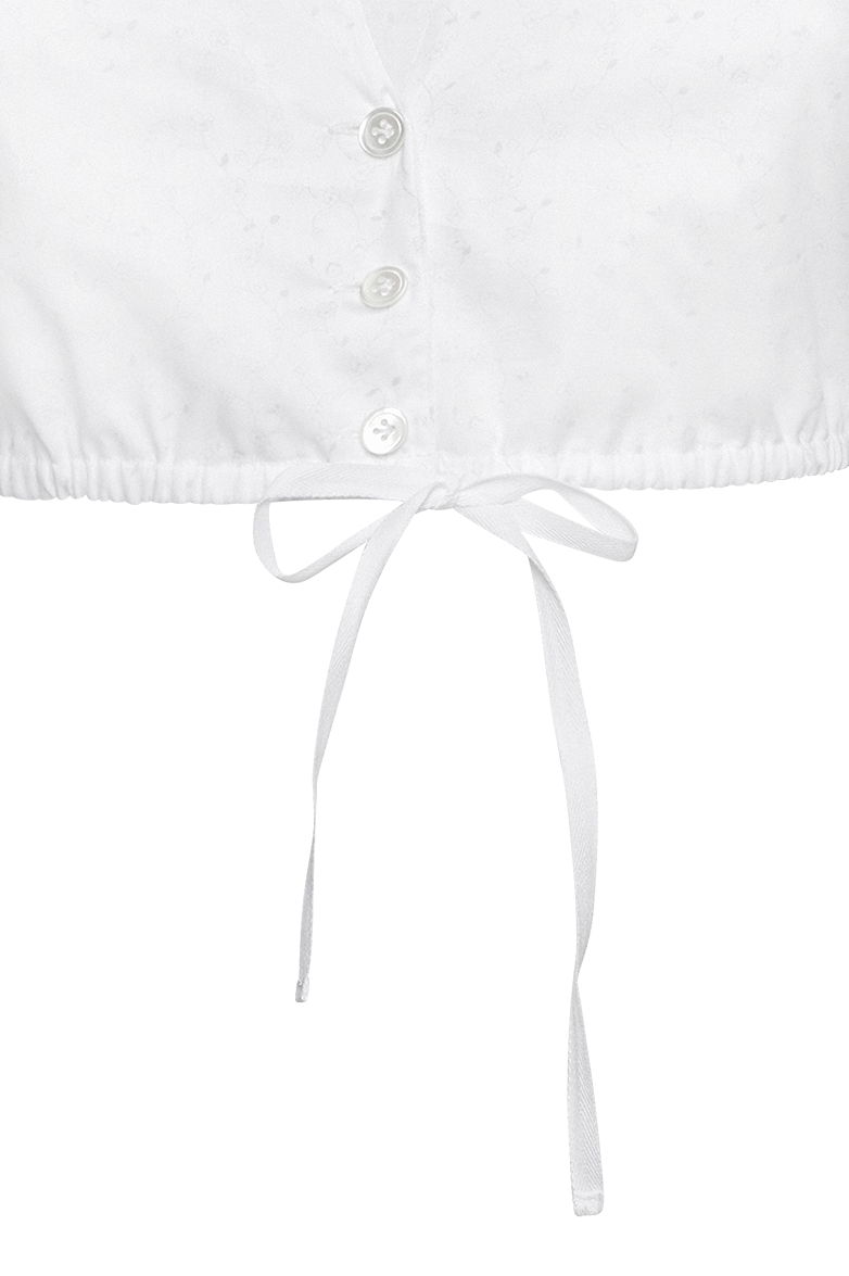 Dirndl blouse with V-neckline - Image 3