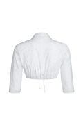 Dirndl blouse with shawl collar - thumbnail 2
