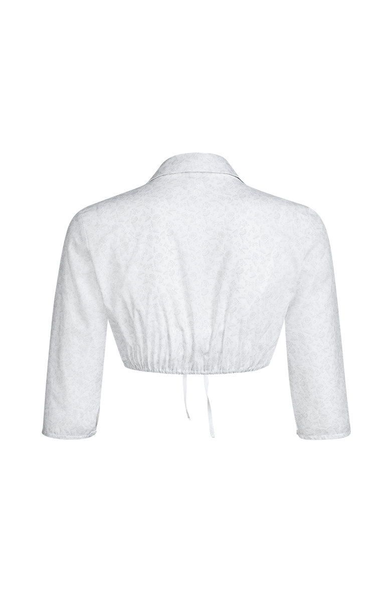 Dirndl blouse with shawl collar - Image 2