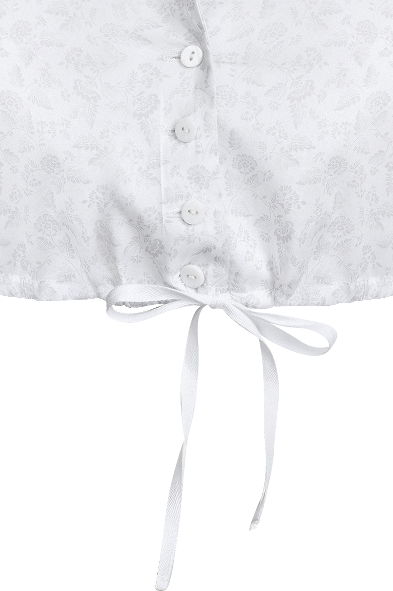 Dirndl blouse with shawl collar - Image 3