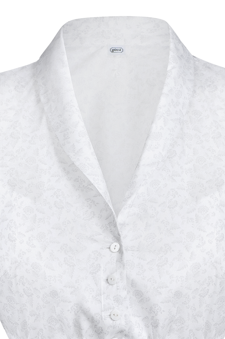 Dirndl blouse with shawl collar - Image 4