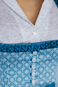 Dirndl blouse with shawl collar - thumbnail 7