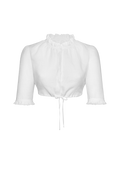 Ruffled Dirndl blouse - thumbnail 1