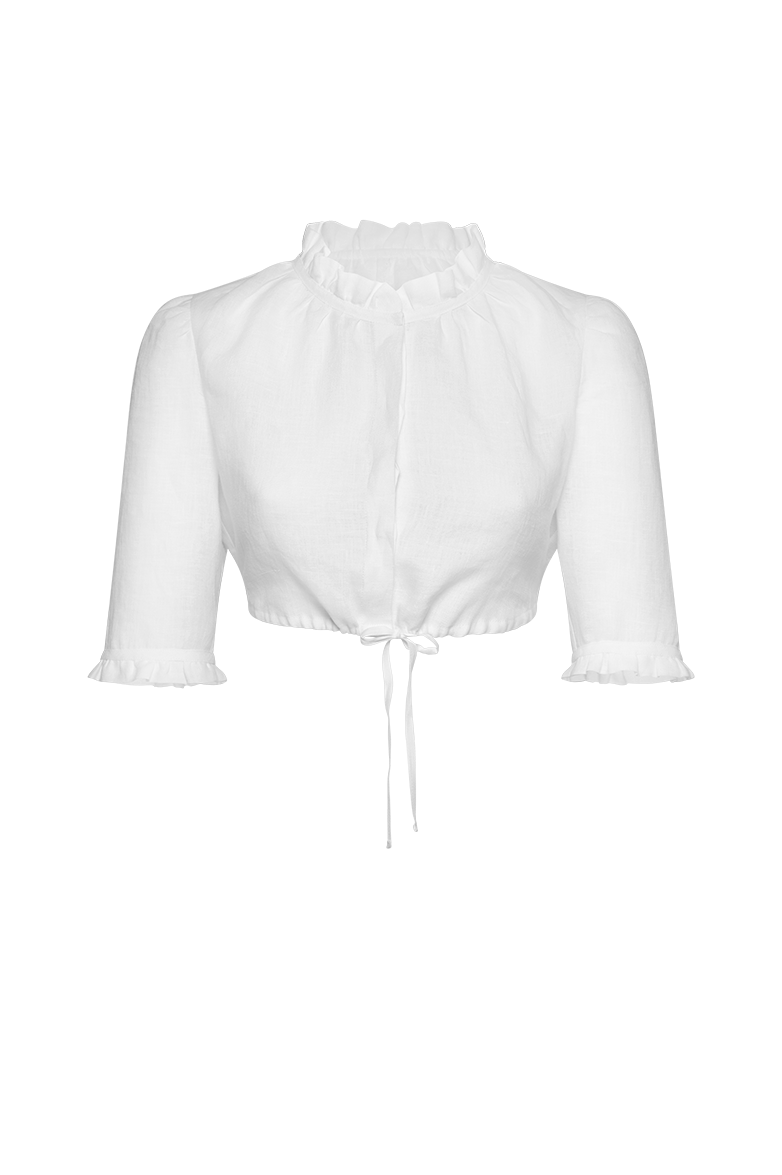 Ruffled Dirndl blouse - Image 1