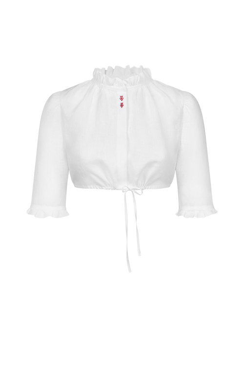Monogramm-Dirndlbluse