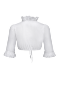 Dirndl blouse in cotton satin - thumbnail 2
