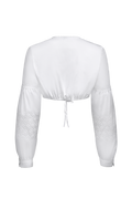 Edition Dirndl blouse in cotton satin - thumbnail 2