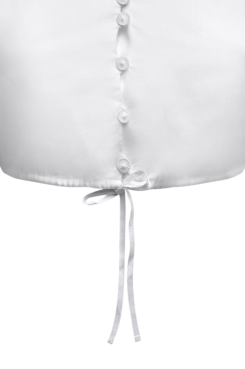 Edition Dirndl blouse in cotton satin - Image 4