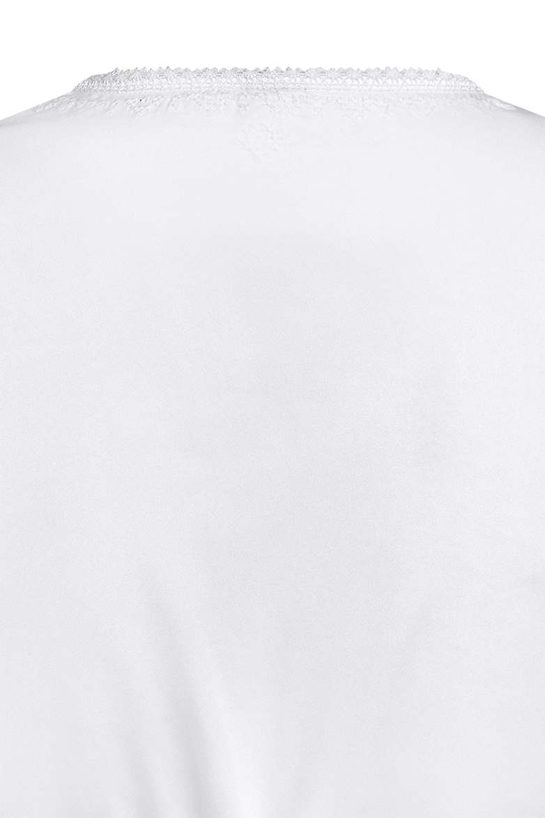 Edition Dirndl blouse in cotton satin - Image 5