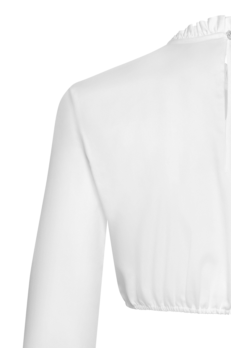 Dirndlbluse mit Rosen - Bild 8
