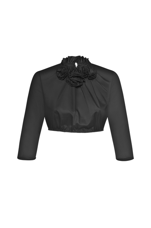 Dirndl blouse with roses