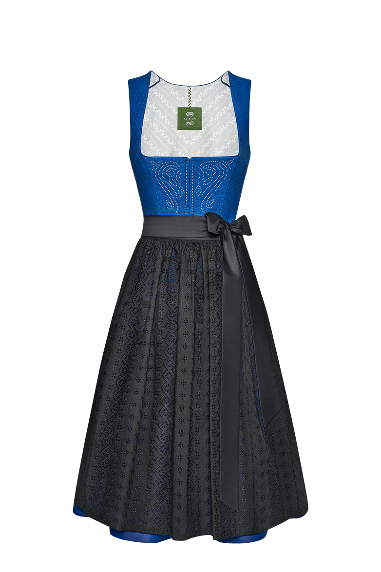 Blaudruck Dirndl set with studs - Image 3